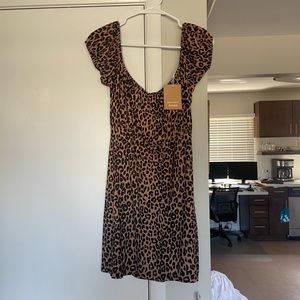 Reformation cheetah print dress. Has original tags